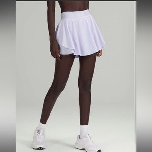 NWT! Lululemon Court Rival High Rise Skirt, size 4, color is Pastel Blue